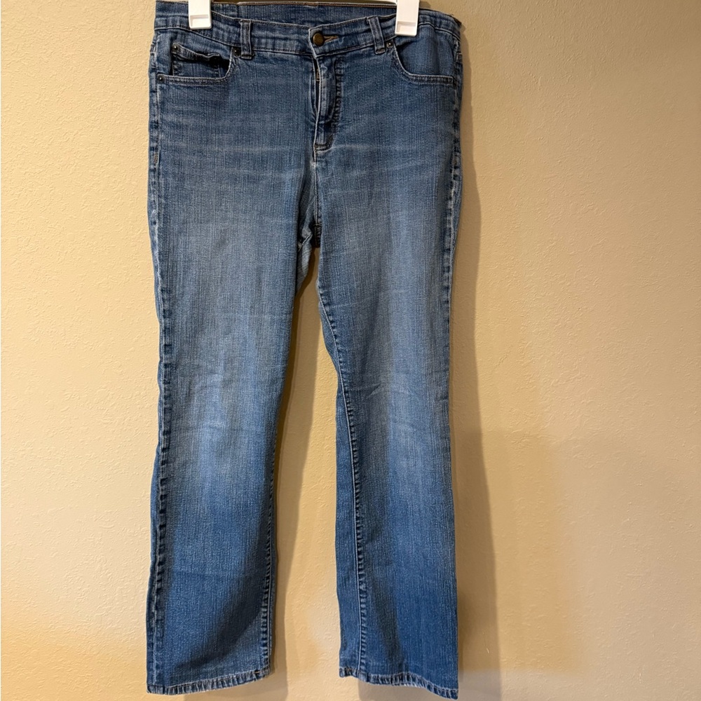 Chaps Women's Straight Leg Blue Jeans